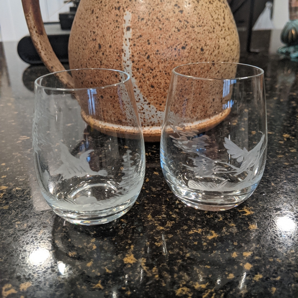 MCM Etched Bird Drinkware